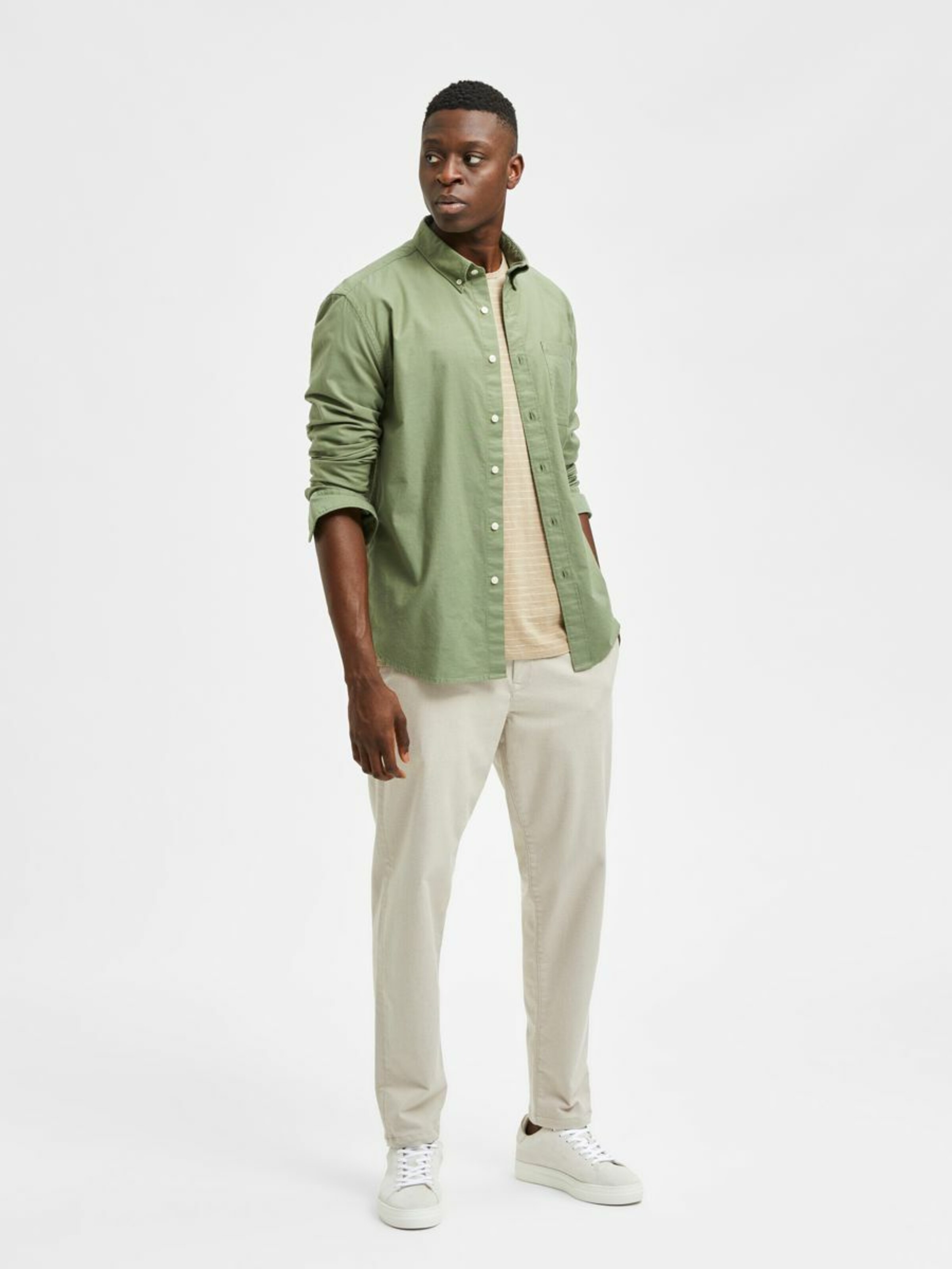 Männer Hosen SELECTED HOMME Hose 'York' in Creme - BO93474 Männer Hosen SELECTED HOMME Hose 'York' in Creme - BO93474