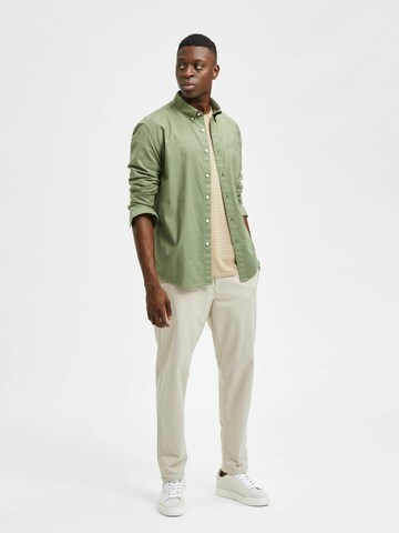 SELECTED HOMME Tapered Chino 'York' in Beige