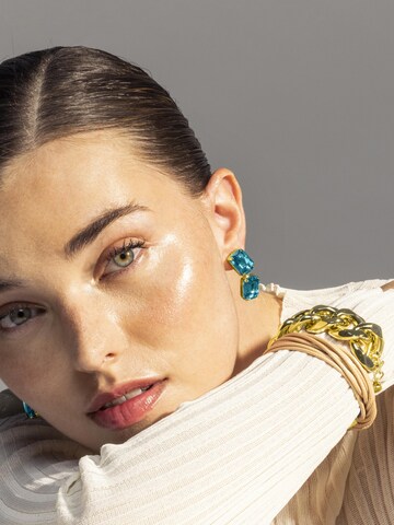 Luxenter Earrings 'Ankek' in Blue