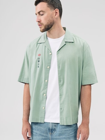 Next Comfort fit Button Up Shirt in Green