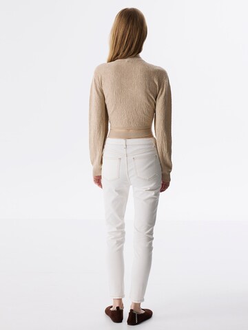 Twist Trui in Beige