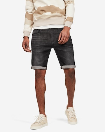 G-Star RAW Slimfit Shorts in Schwarz: predná strana