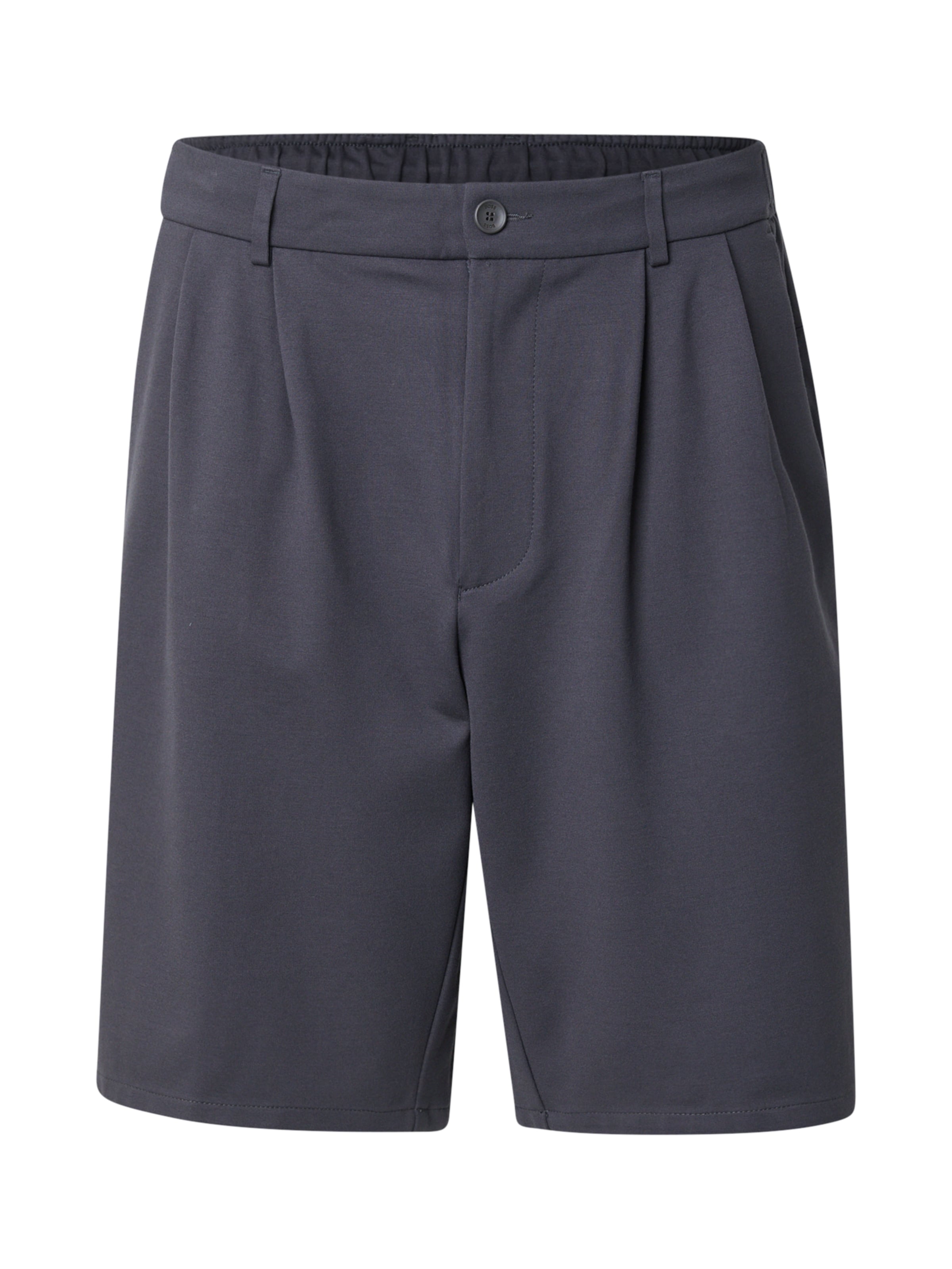 BOSS Loosefit Sportnadrágok - szürke: elől