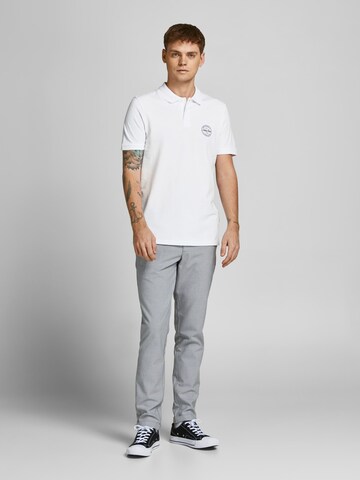 T-Shirt 'Shark' JACK & JONES en blanc