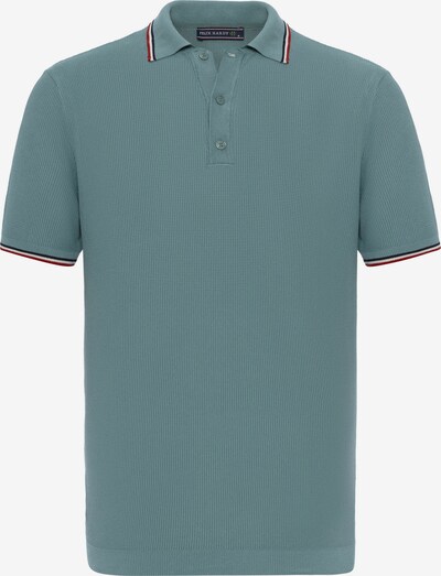 Felix Hardy T-Shirt en bleu marine / pétrole / rouge / blanc, Vue avec produit