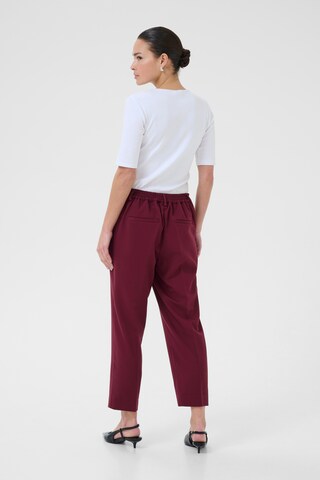 Regular Pantalon 'Sakura' Kaffe en rouge