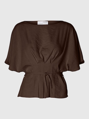SELECTED - Blusa 'SLFMatilda' en marrón