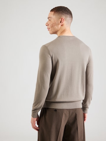 BOSS Svetr 'Kanovano_S' – béžová: zadní strana