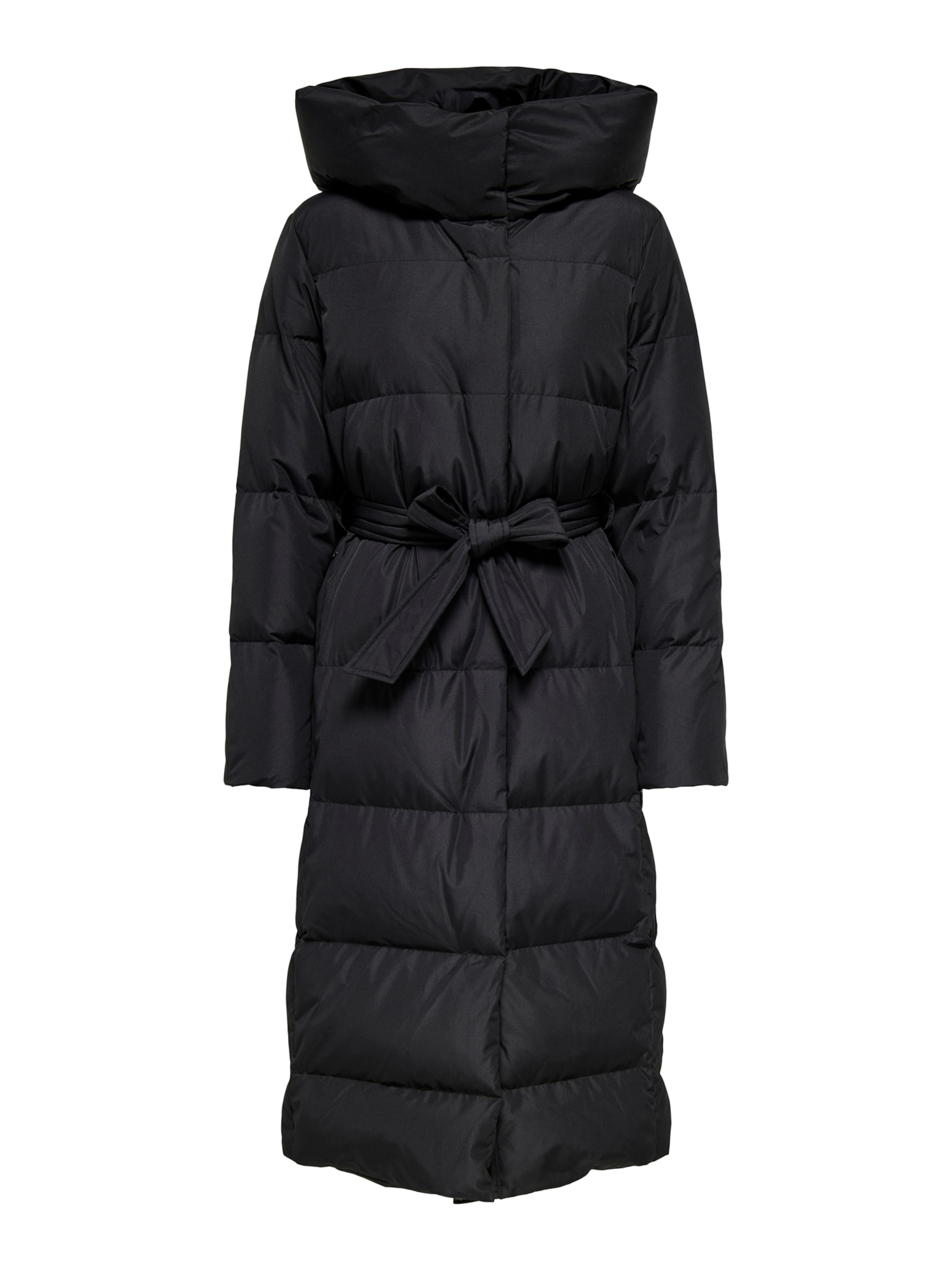 ONLY Zimski plašč | črna barva: sprednja stran