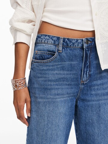 Wide Leg Jean Desigual en bleu
