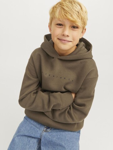 Felpa 'JESTAR' di Jack & Jones Junior in marrone