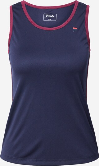 Fila Tennis Спортен топ 'Drew' в нейви синьо / червено, Преглед на продукта