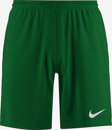 Regular Pantalon de sport NIKE en vert : devant