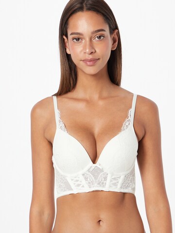 Hunkemöller Push-up Melltartó 'Jolie' - fehér: elől