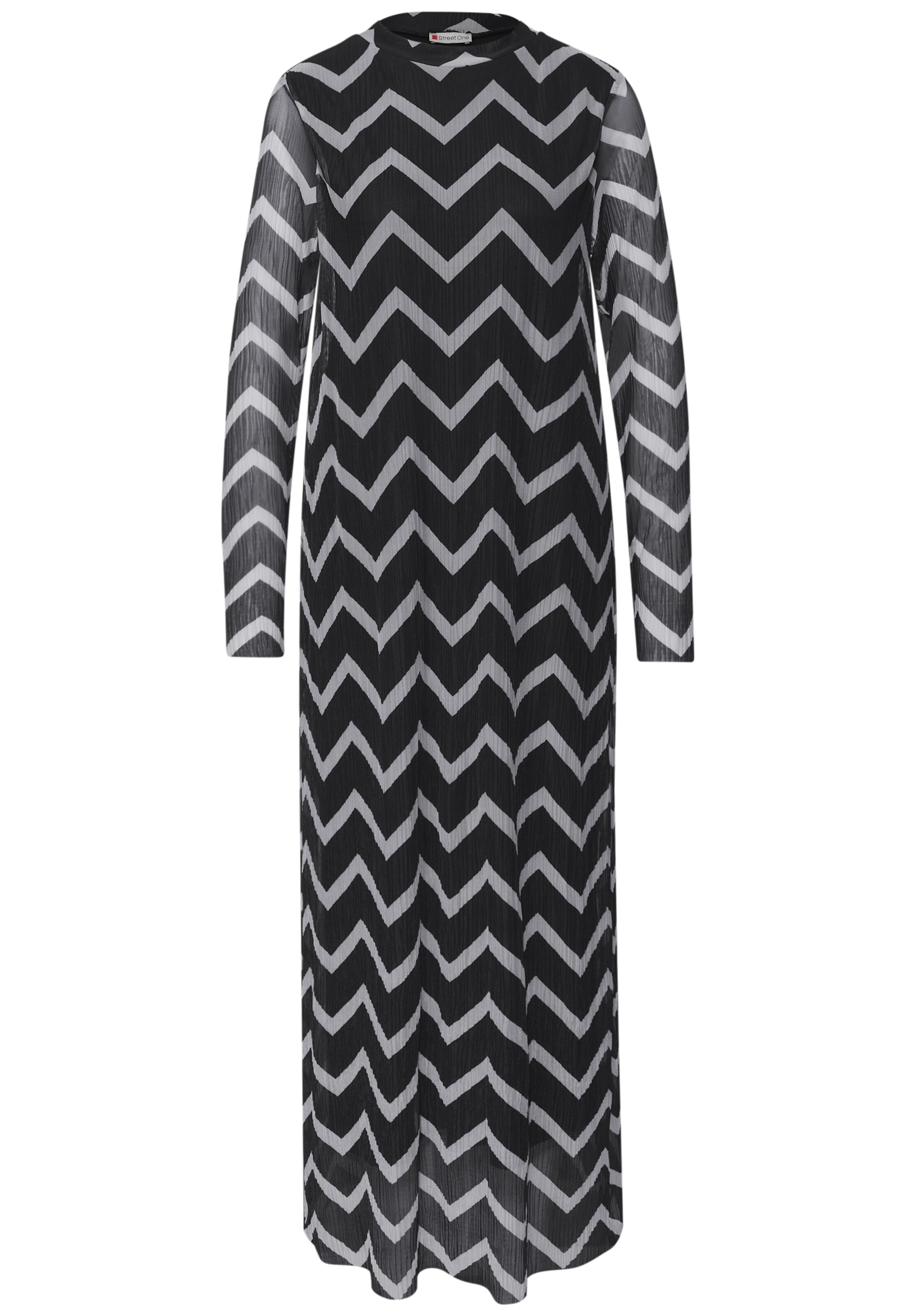 STREET ONE Kleid in Schwarz: Vorderseite