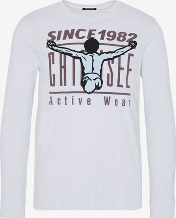 CHIEMSEE Sweatshirt in White: front