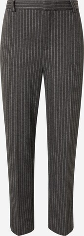 MOS MOSH Regular Pleated Pants in Grey: front