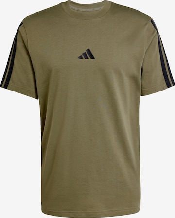 ADIDAS SPORTSWEAR Функциональная футболка 'Essentials' в Зеленый: спереди