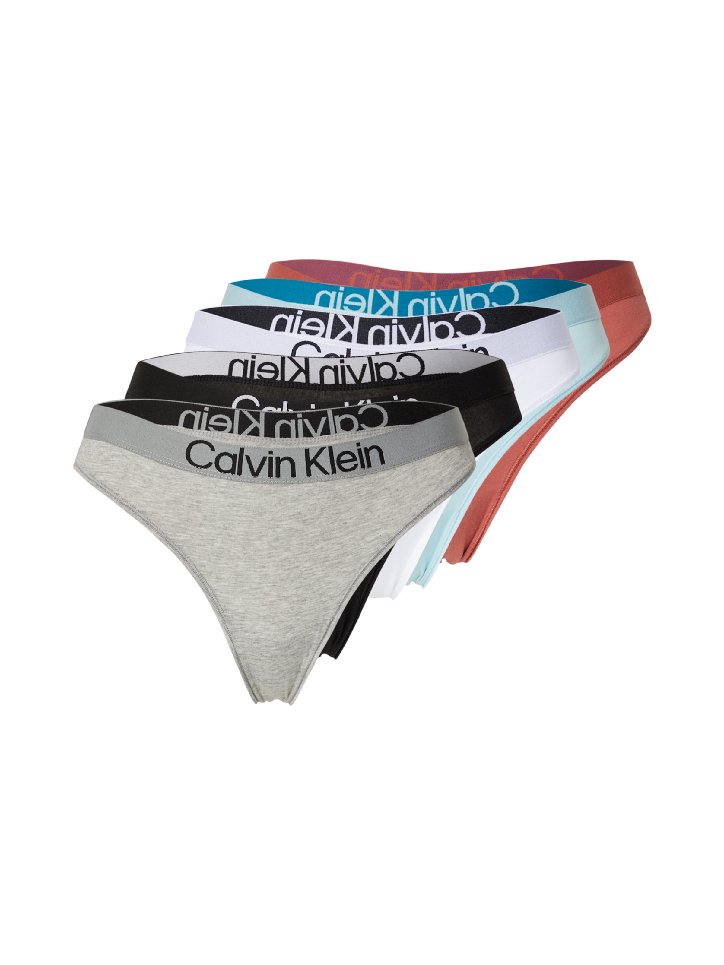 Calvin Klein Underwear Стринги в Синий: спереди