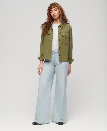 Superdry Wide leg Jeans in Blauw