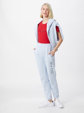 TOMMY HILFIGER Tričko – červená