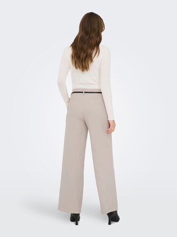ONLY Regular Trousers 'ONLMalika' in Beige
