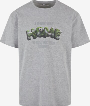 MT Upscale T-Shirt 'Home' in Grau: predná strana