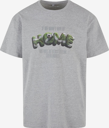MT Upscale Shirt 'Home' in Grijs: voorkant