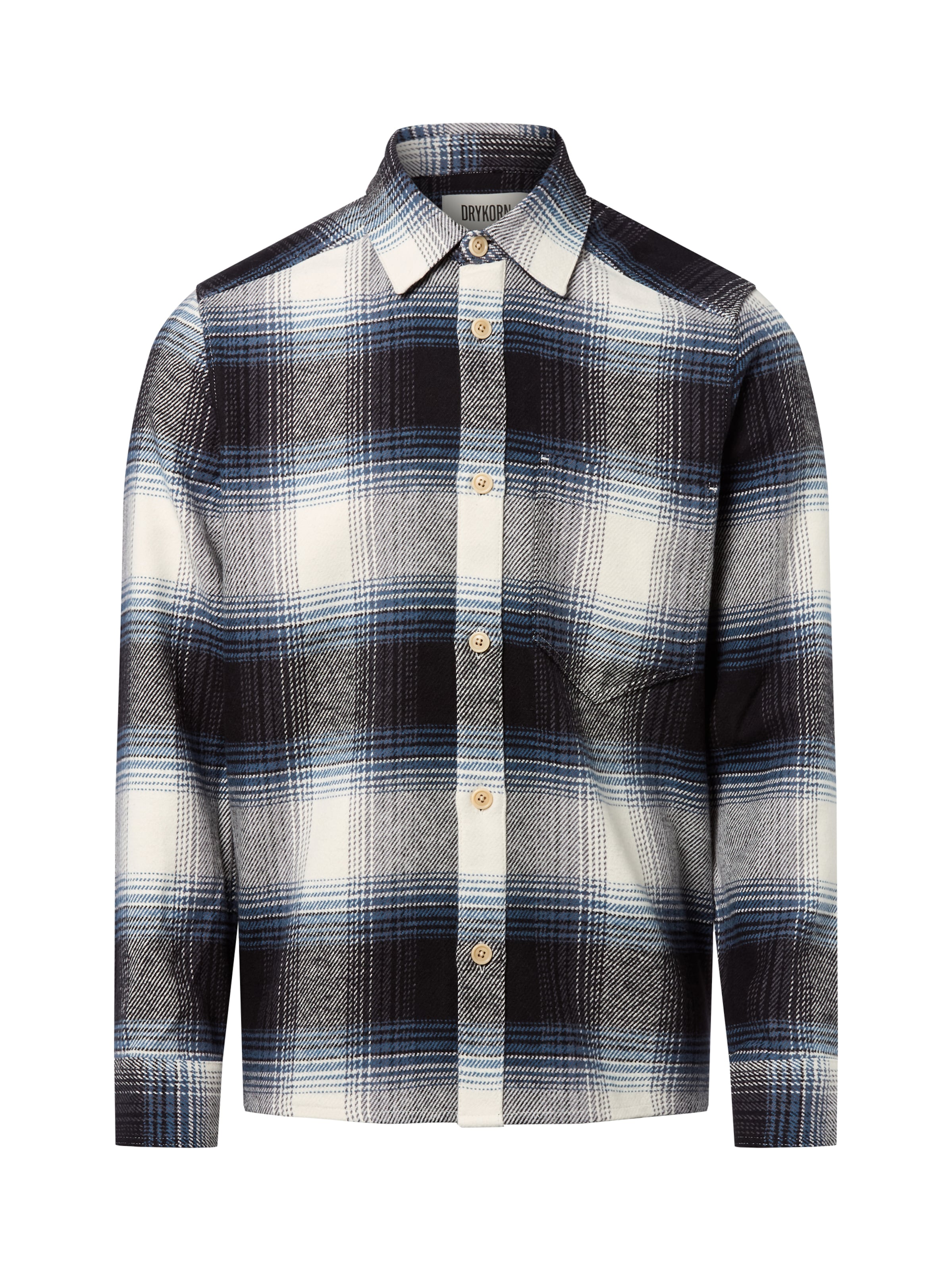 DRYKORN Button Up Shirt 'Dieggo' in Blue: front
