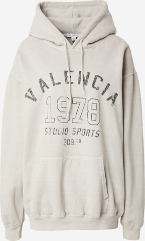 TOPSHOPSweater majica 'Valencia' - siva boja: prednji dio