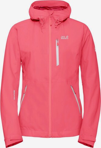 JACK WOLFSKIN Outdoor Jacket 'EAGLE PEAK' in Orange: front