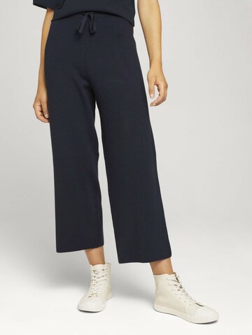 TOM TAILOR DENIM Loose fit Pants in Blue: front