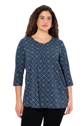 Ulla Popken Shirt in Blauw: voorkant
