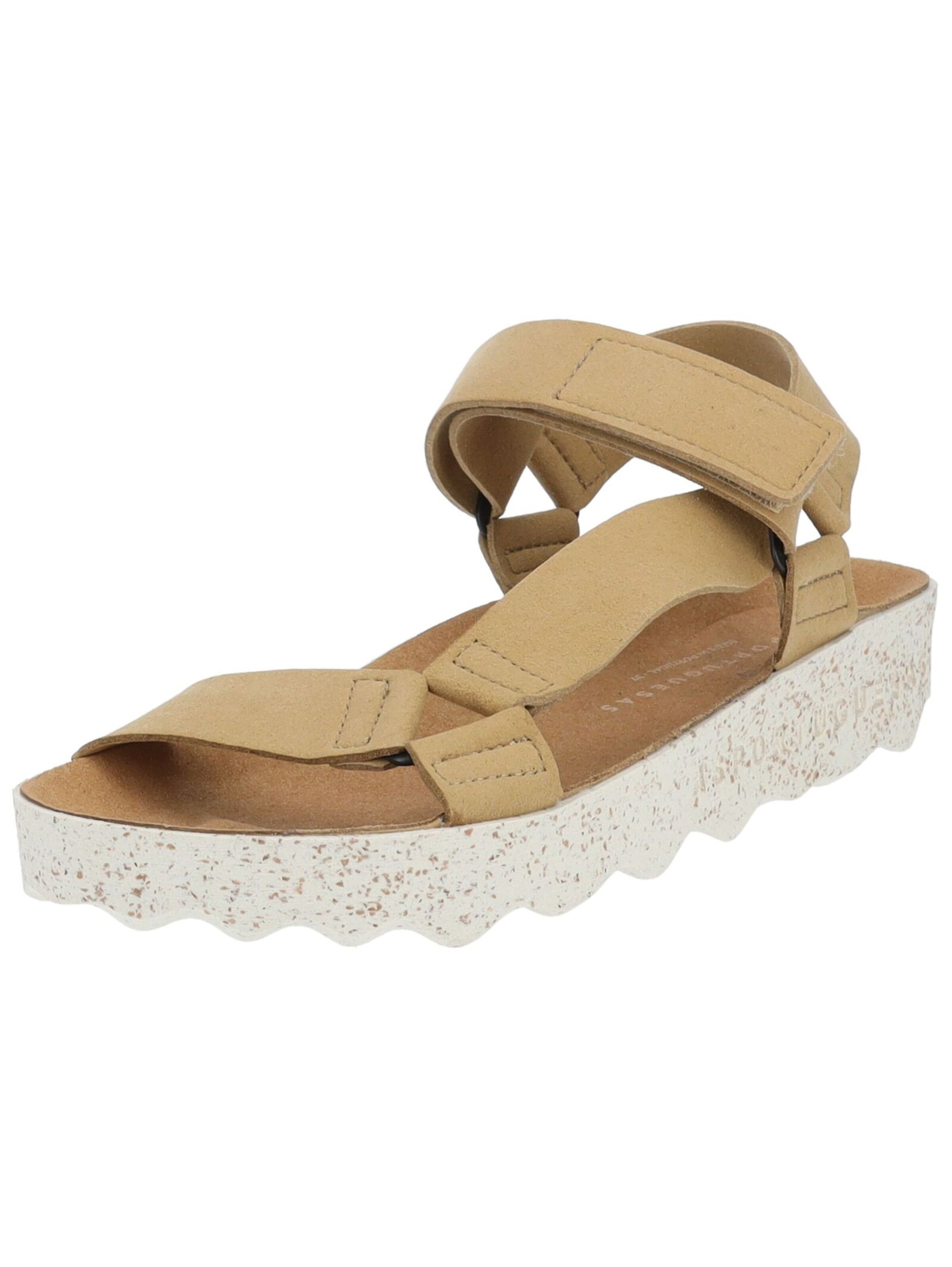 Sandales Asportuguesas en beige : devant