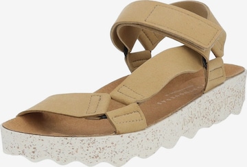 Sandales Asportuguesas en beige : devant
