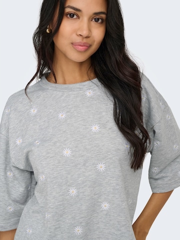 Felpa 'ONLLUNA' di ONLY in grigio