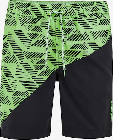 Shorts de bain WE Fashion en vert : devant