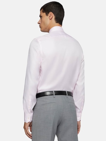 Boggi Milano Slim fit Button Up Shirt in Pink