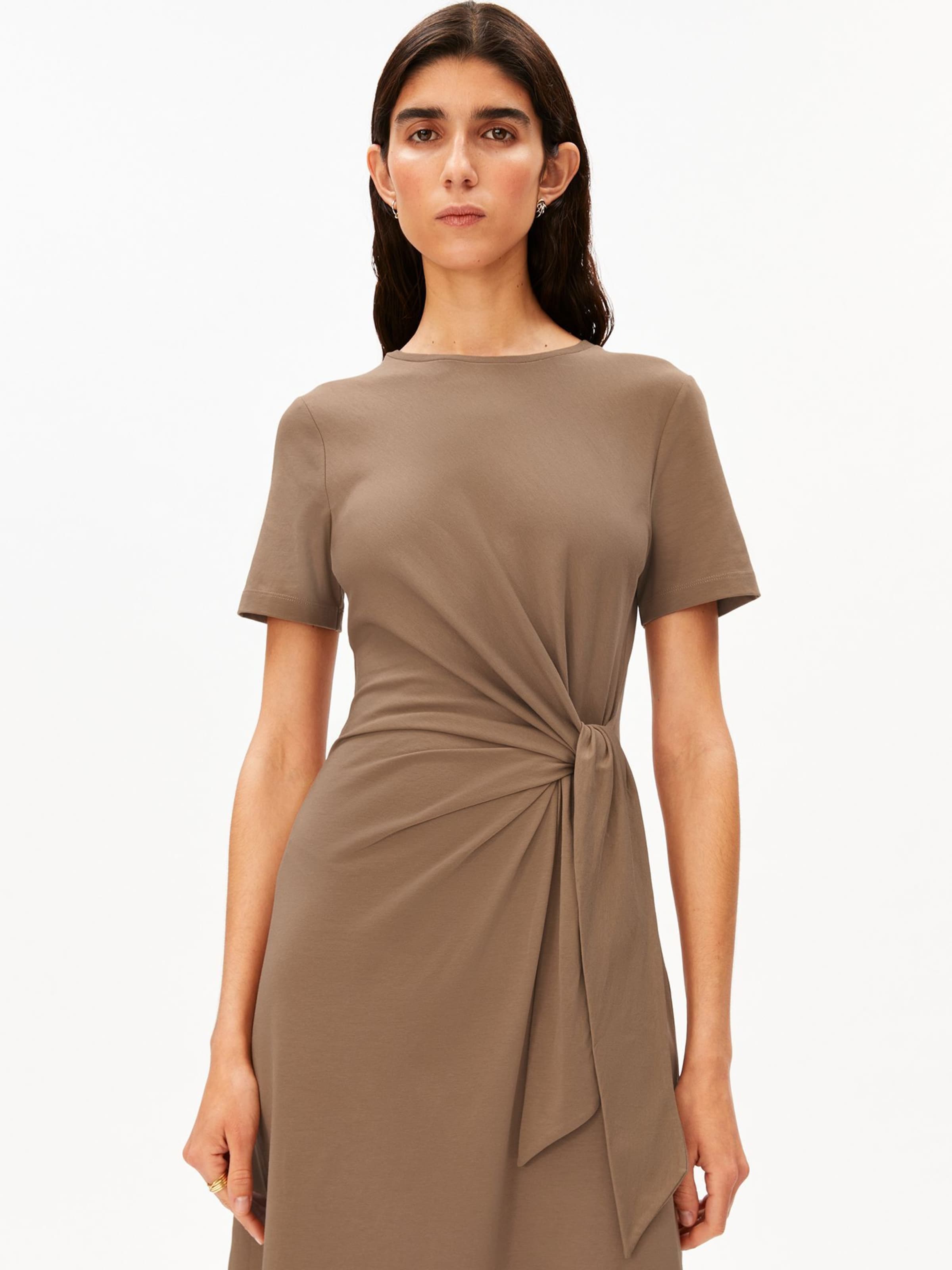 ARMEDANGELS Dress in Brown: front