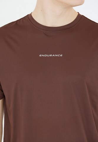 ENDURANCE Funktionsshirt 'Alan' in Braun