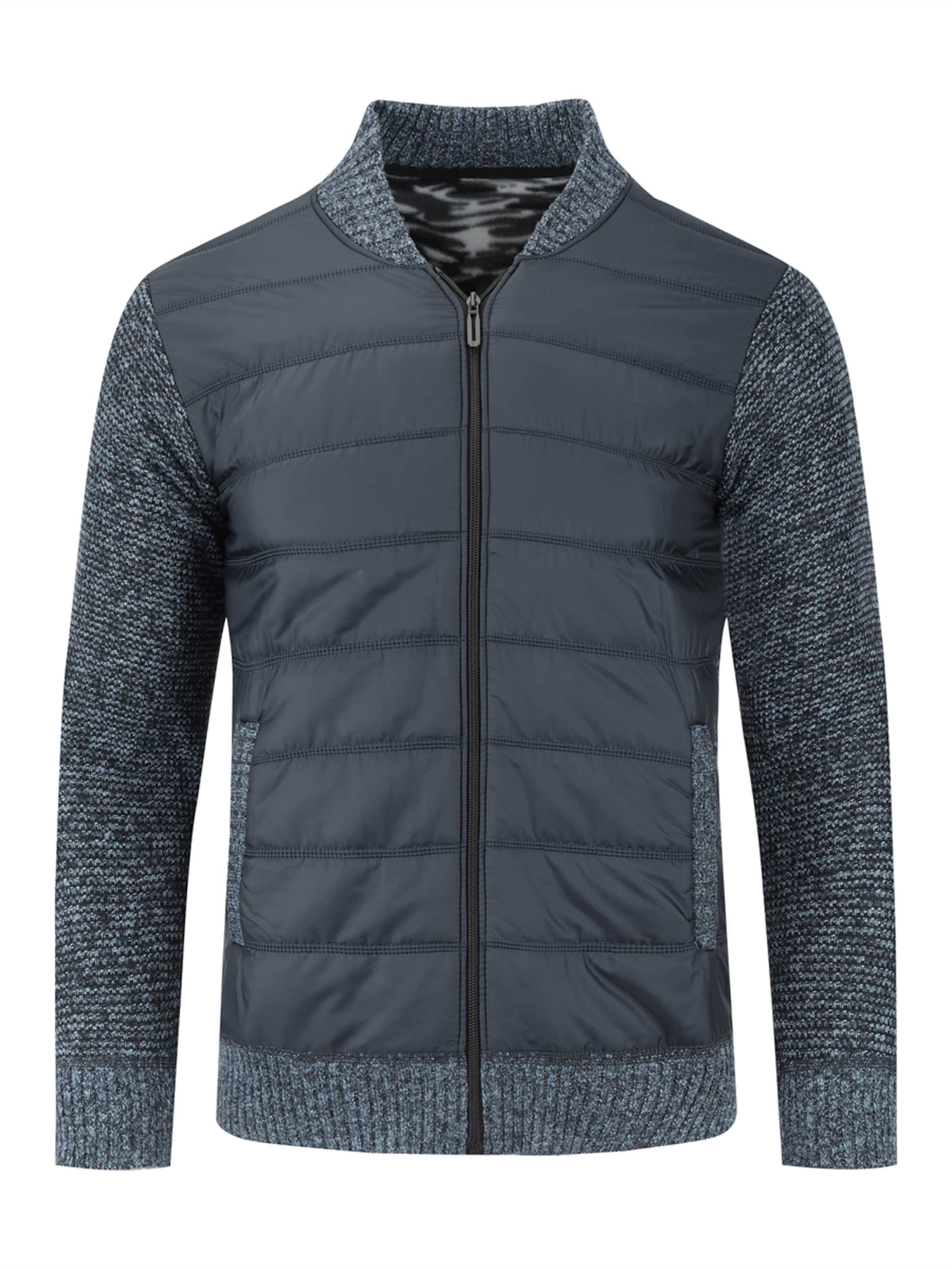 Youthup Strickjacke‌‌‌ in Blau: Vorderseite