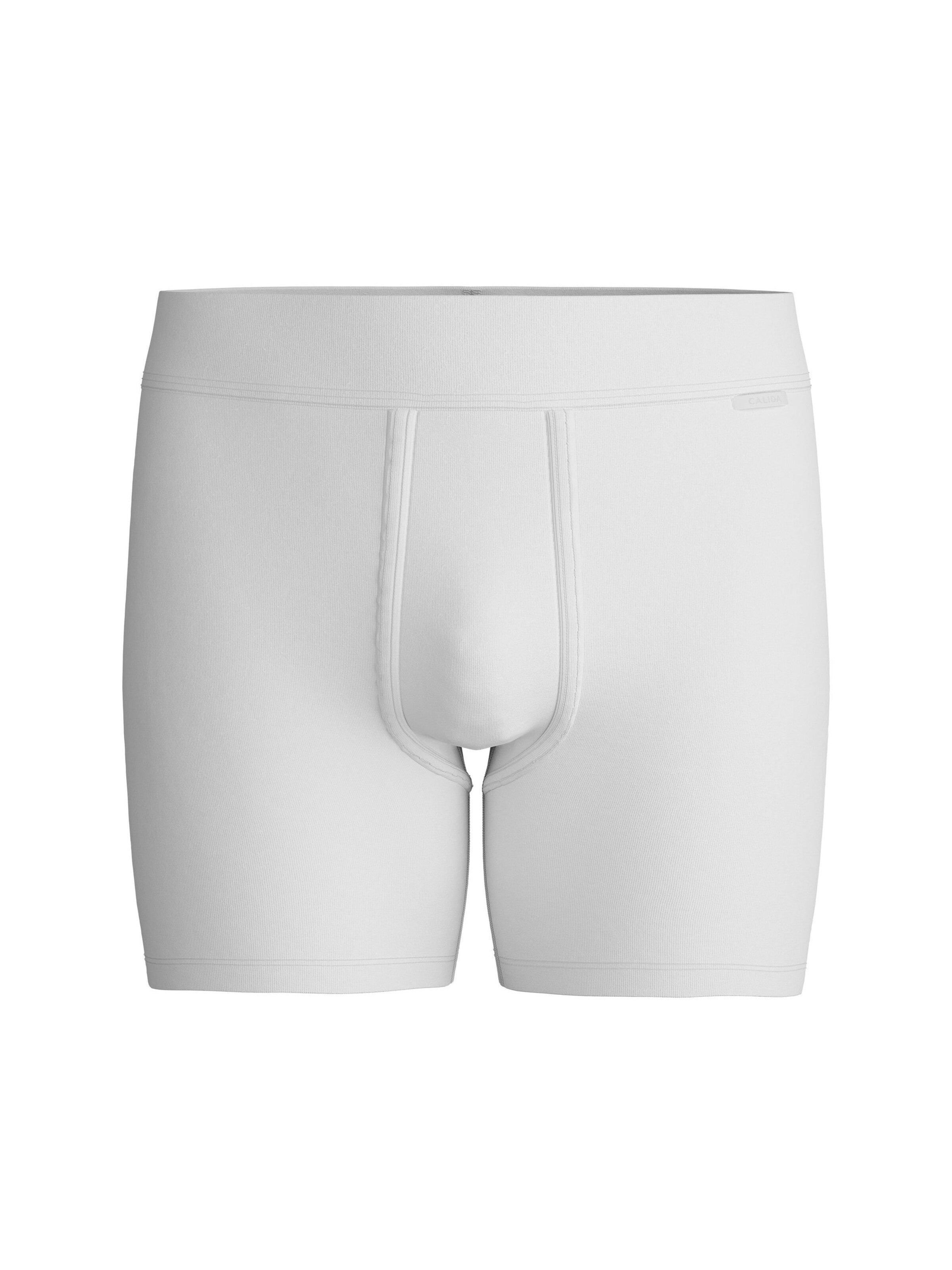 CALIDA Boxershorts 'Cotton 1:1' in Wit: voorkant