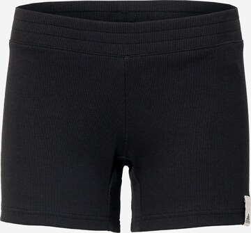 Coupe slim Pantalon de sport 'Lounge Rib Booty' ADIDAS SPORTSWEAR en noir : devant