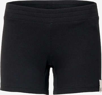 ADIDAS SPORTSWEAR Workout Pants 'Lounge Rib Booty' in Black: front