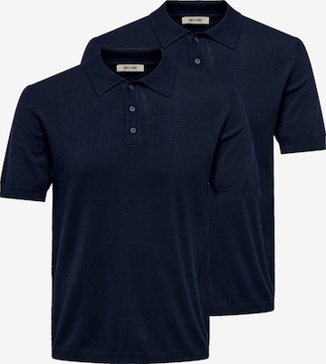 Only & Sons Shirt 'Wyler' in Blue: front