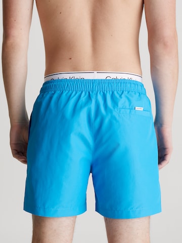 Calvin Klein Swimwear Board Shorts 'Meta Legacy' in Blue