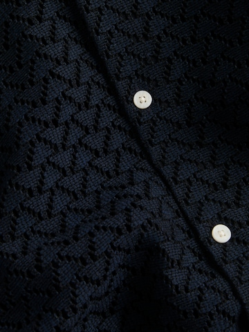 JACK & JONES Comfort fit Button Up Shirt 'JORSUMMER LUKE' in Blue