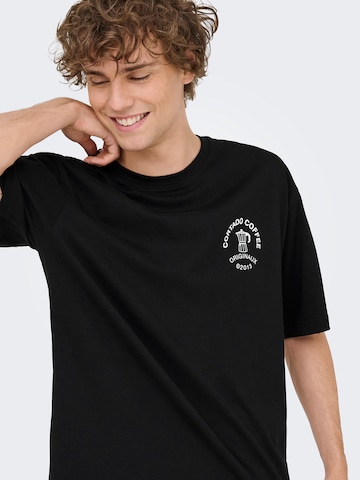 Only & Sons Футболка 'ONSNATHAN' в Черный