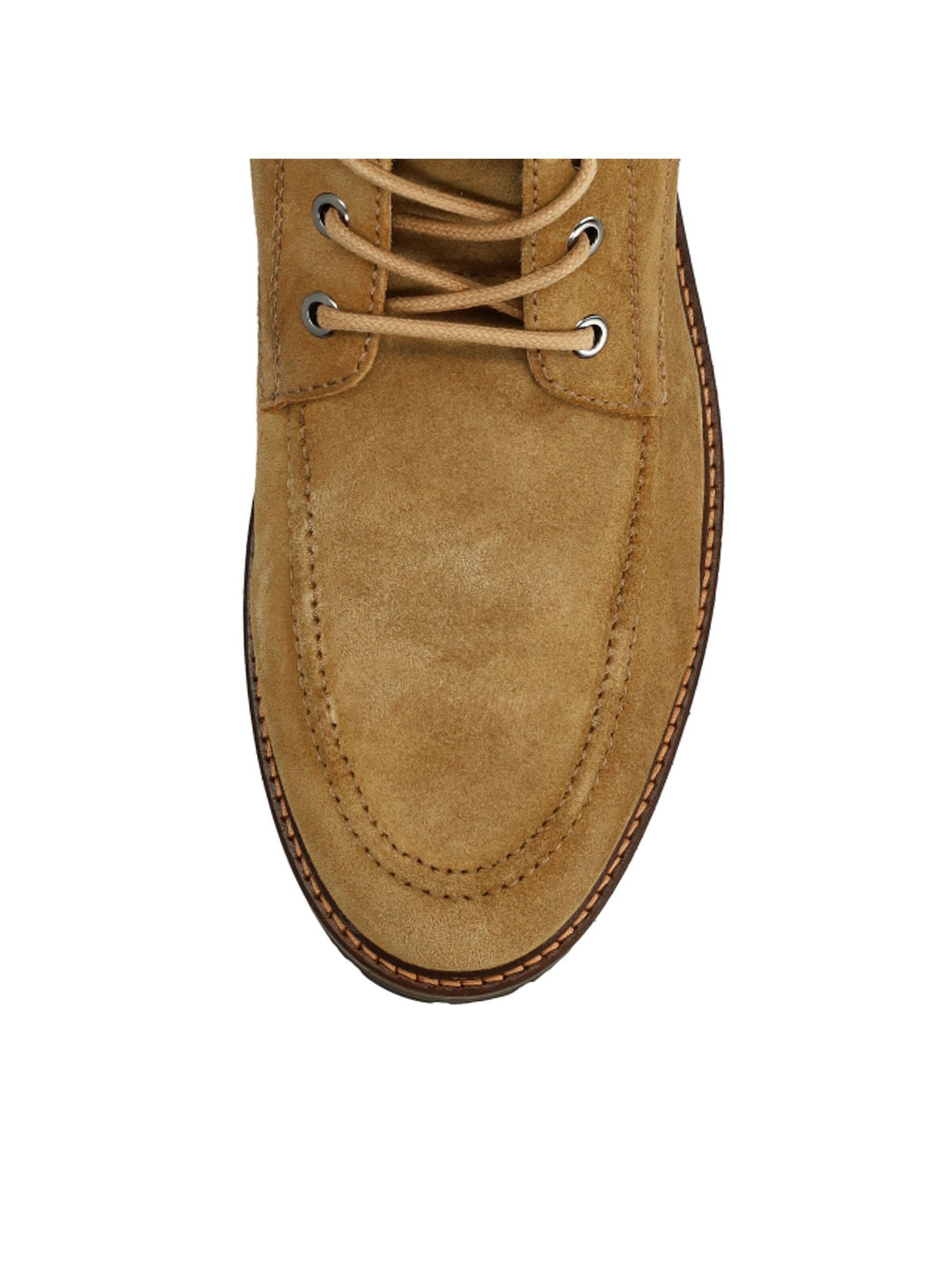 Bottines à lacets MANFIELD en marron