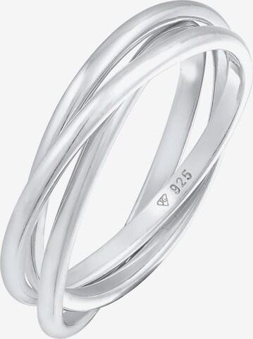 ELLI Ring in Silver: front